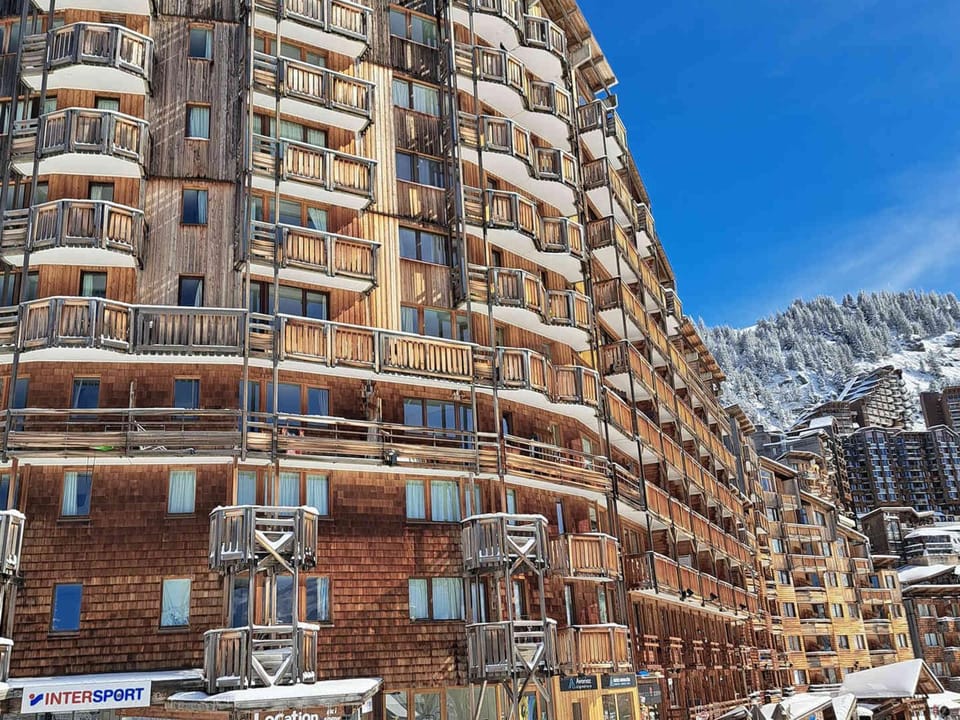 Charmant 2 pièces cabine pour 6 au centre d'Avoriaz avec balcon et internet - FR-1-314-174 Cabin in Avoriaz