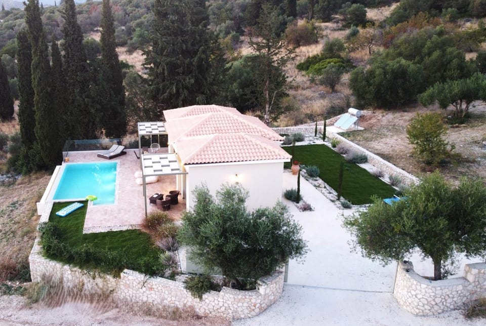 Property building, Patio, Bird's eye view, Swimming pool