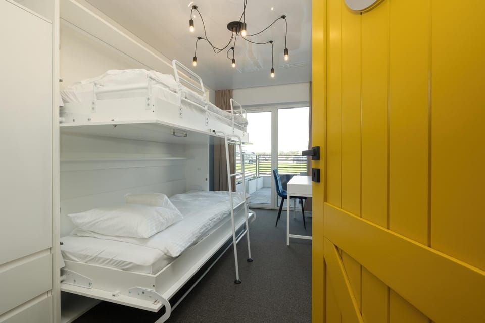 Bed, Photo of the whole room, Bedroom, bunk bed, wardrobe
