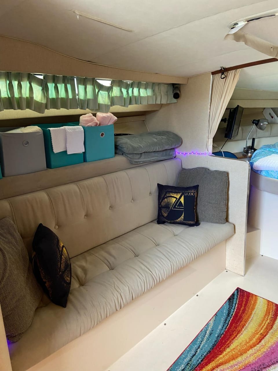 Studio 54 Themed Boat St. Tropez Docked boat in Providence