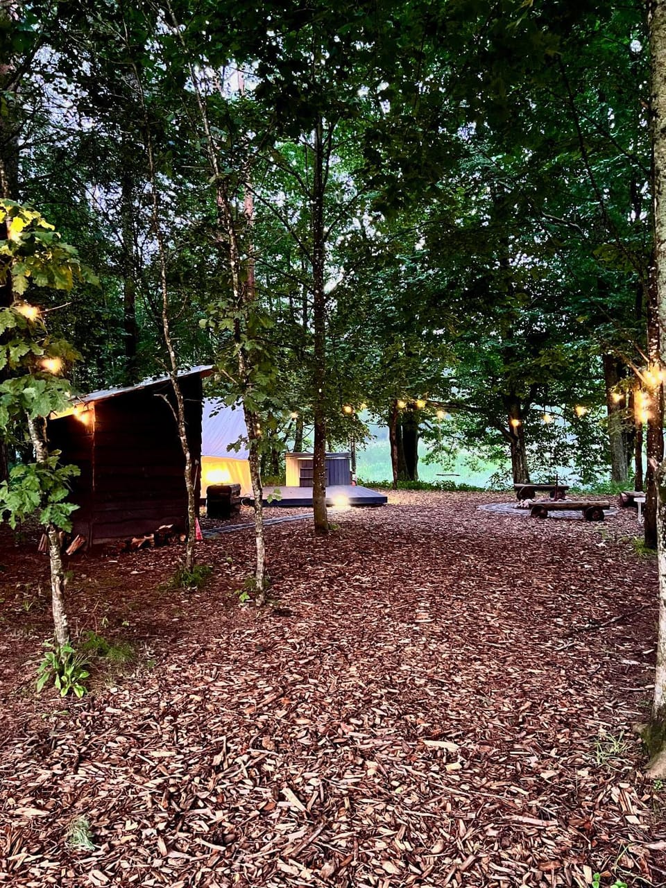 Glempings Jaunsaimnieki Luxury tent in Latvia