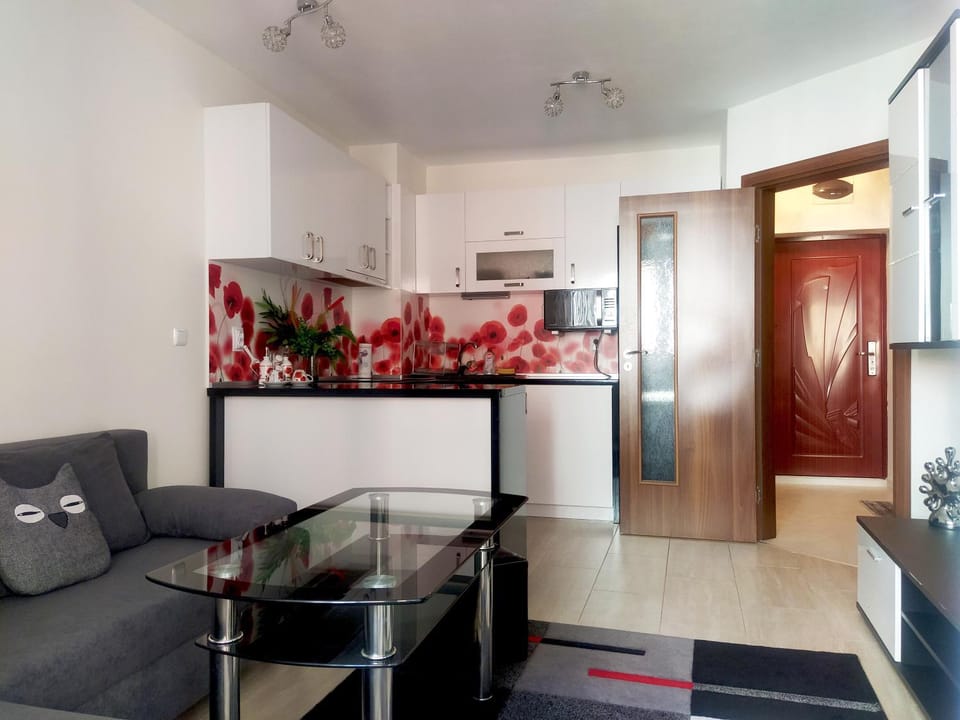 Kitchen or kitchenette, Living room