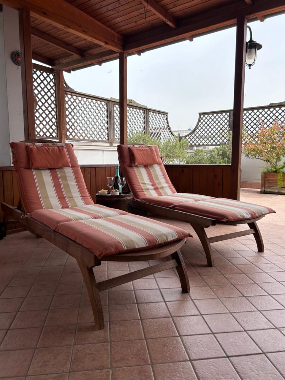 Balcony/Terrace, sunbed