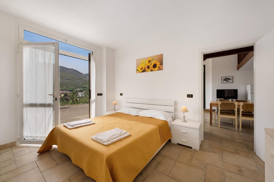 Property building, Living room, Bedroom