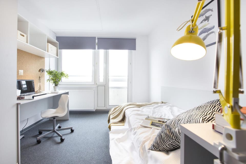 Bed, Photo of the whole room, Seating area, Bedroom, hair dresser