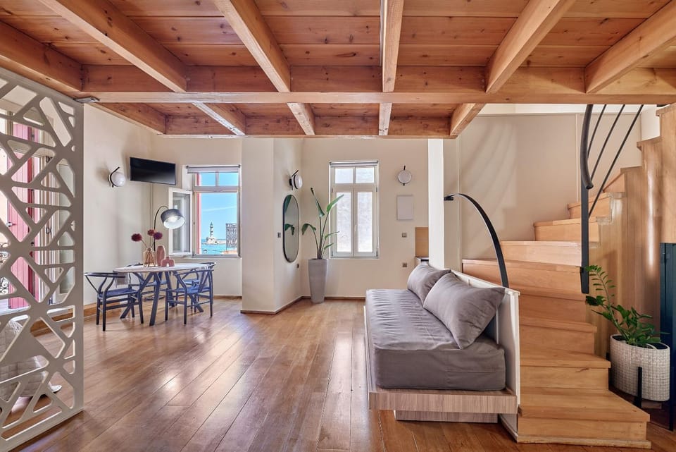 View (from property/room), Living room, Dining area, Landmark view, Landmark view, Sea view