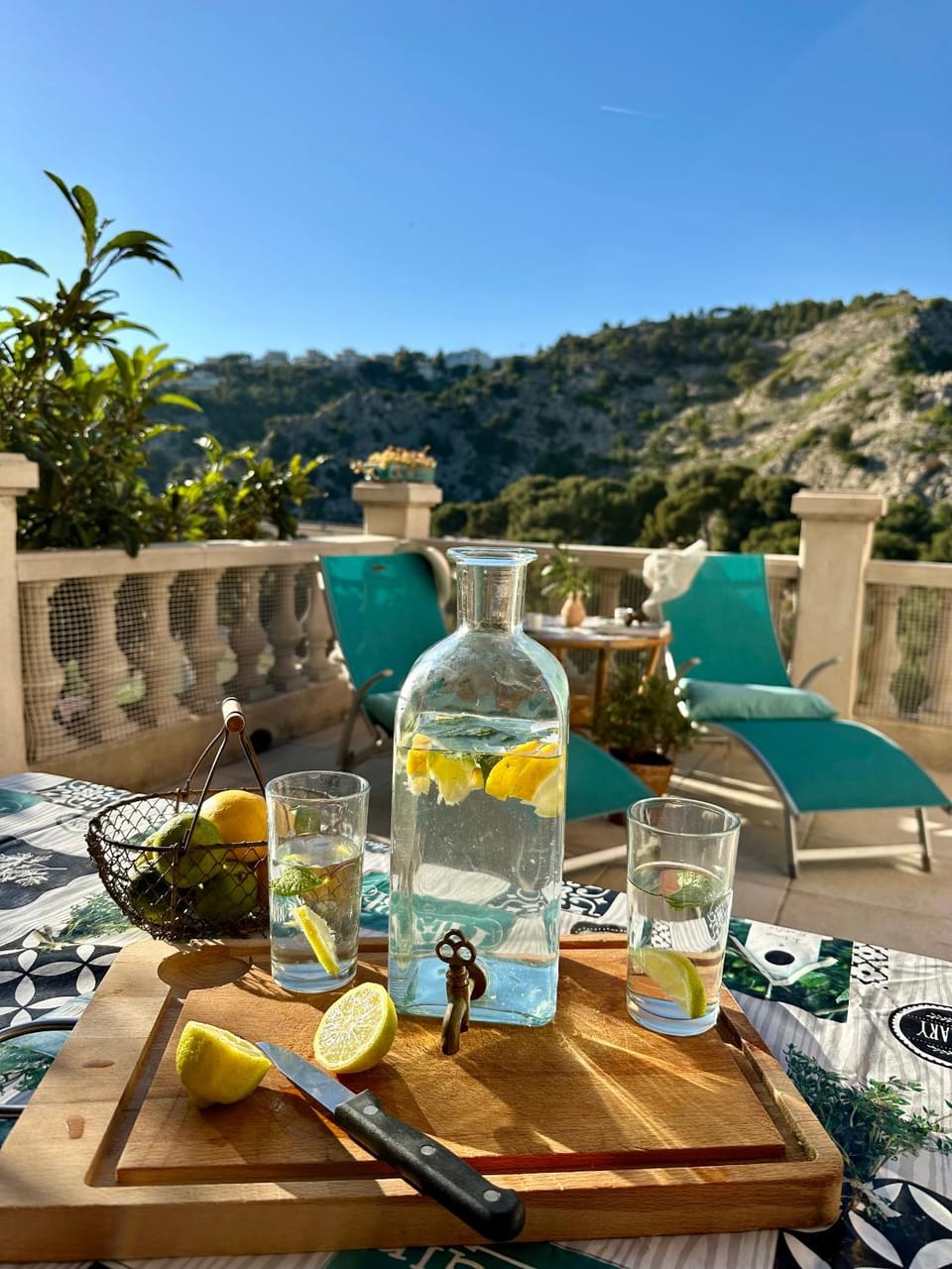 Day, Natural landscape, View (from property/room), Balcony/Terrace, Mountain view, Drinks
