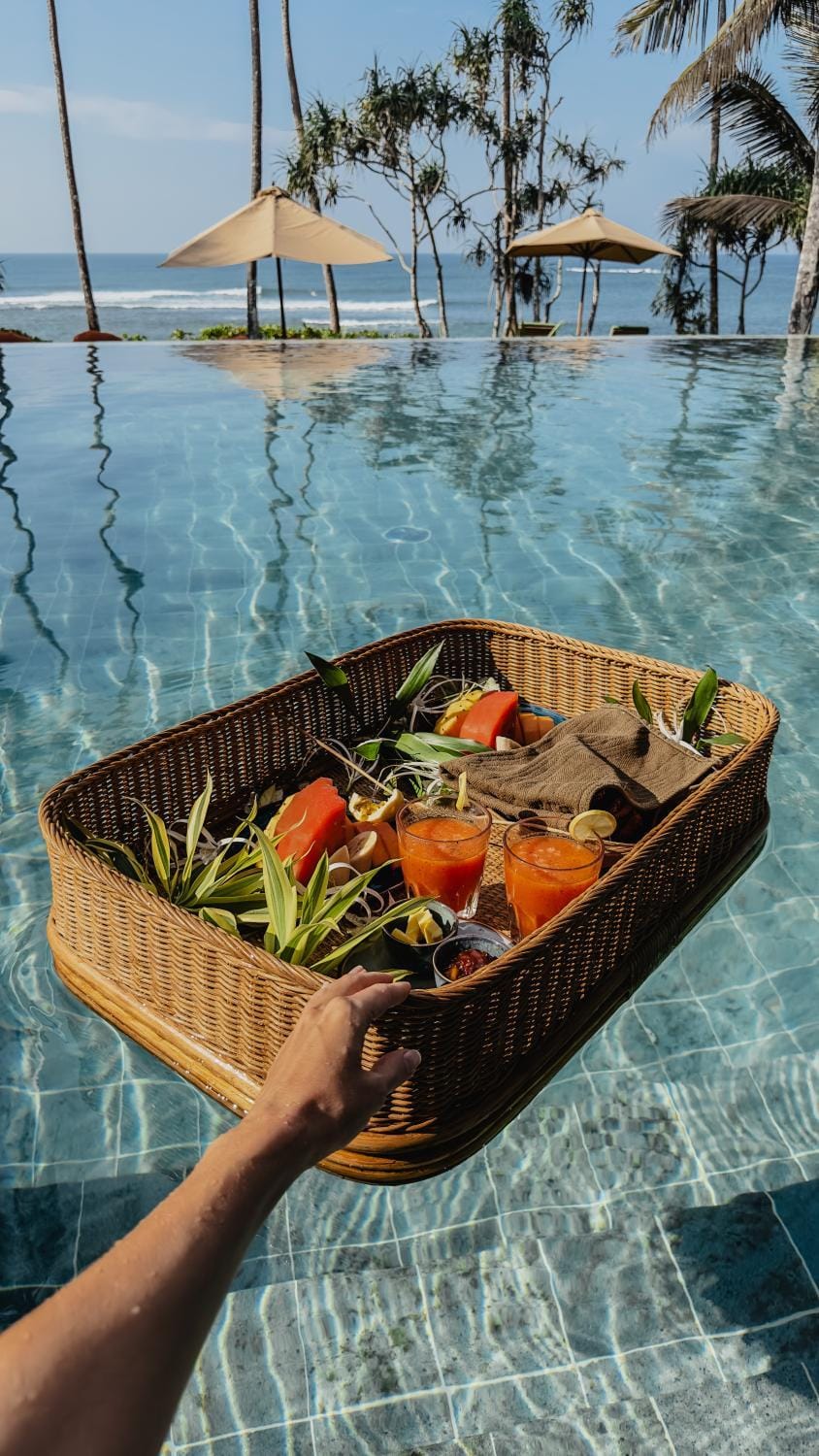 Food, Sea view, Swimming pool