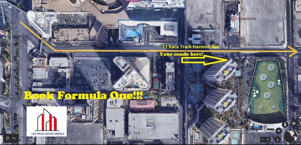Signature 2Br3Ba F1 View Balcony Ste 34-819 and 21 House in Las Vegas Strip