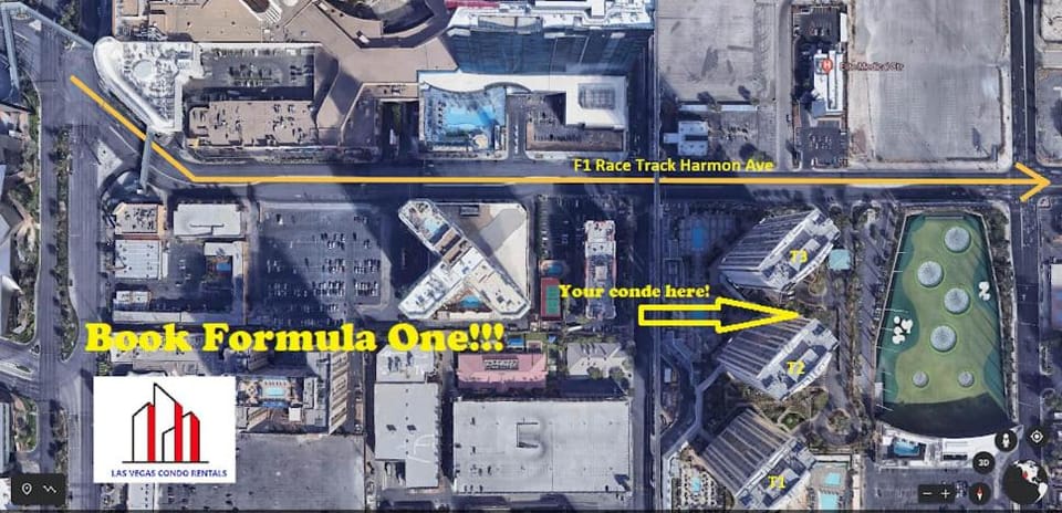 Signature 2Br3Ba F1 View Balcony Ste 30-719 and 21 House in Las Vegas Strip
