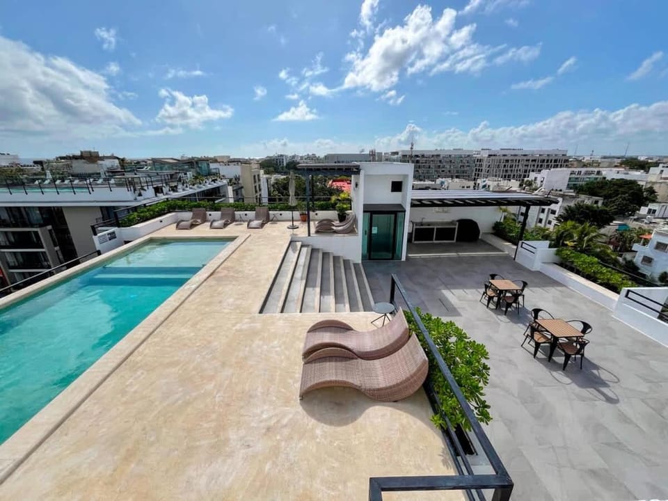Jacuzzi in Apartment a few steps from 5th Av. House in Playa del Carmen