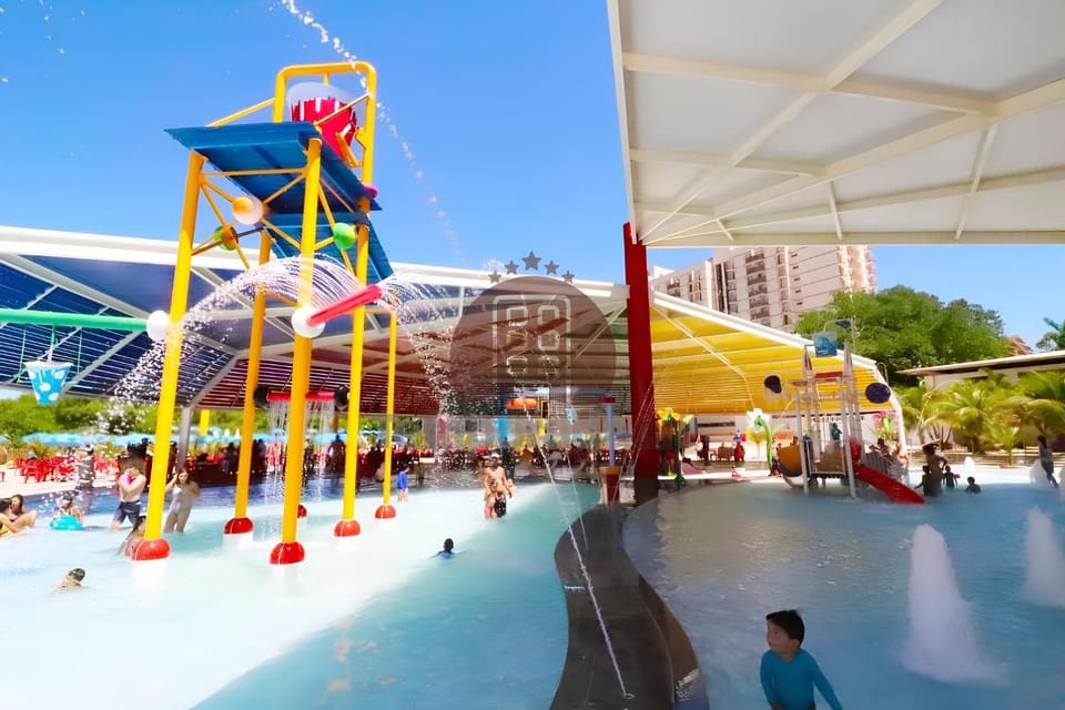Day, People, Children play ground, Aqua park, Pool view, Swimming pool, group of guests