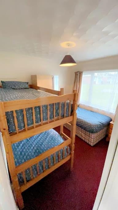 Photo of the whole room, bunk bed
