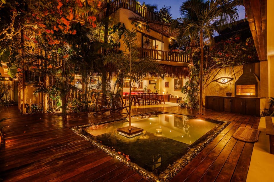 Night, Swimming pool