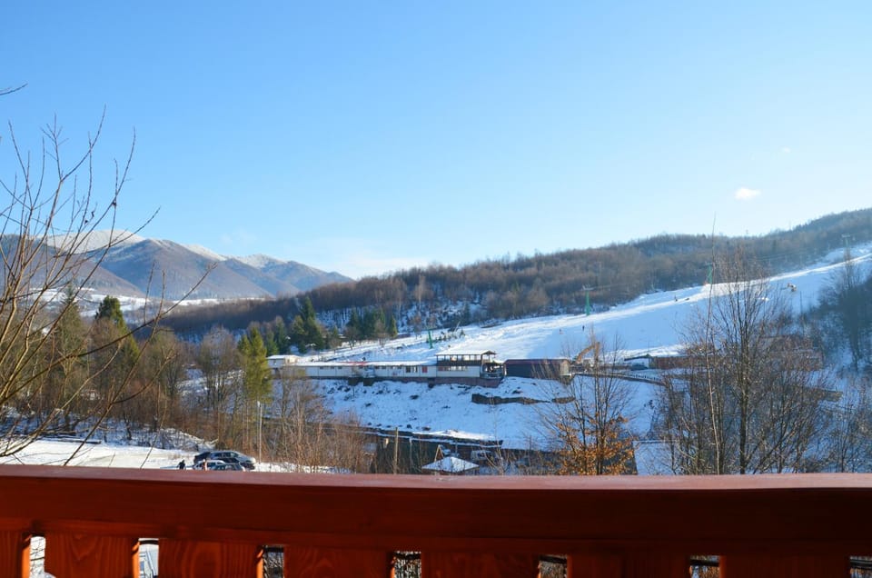 Winter, Balcony/Terrace, Mountain view