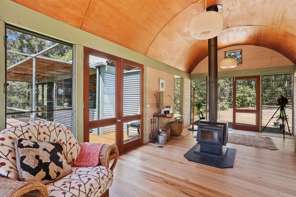Living room, fireplace