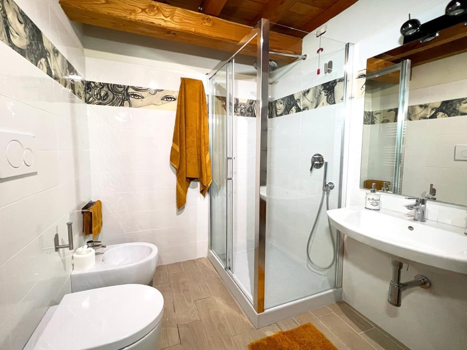 Shower, Toilet, Bathroom, towels