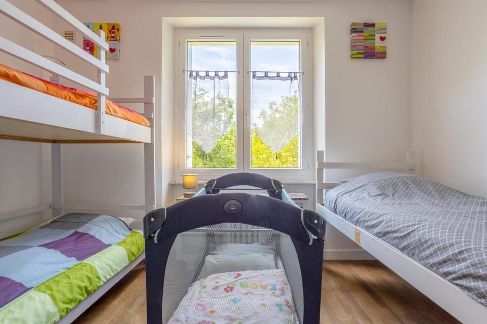 Property building, Living room, Bedroom