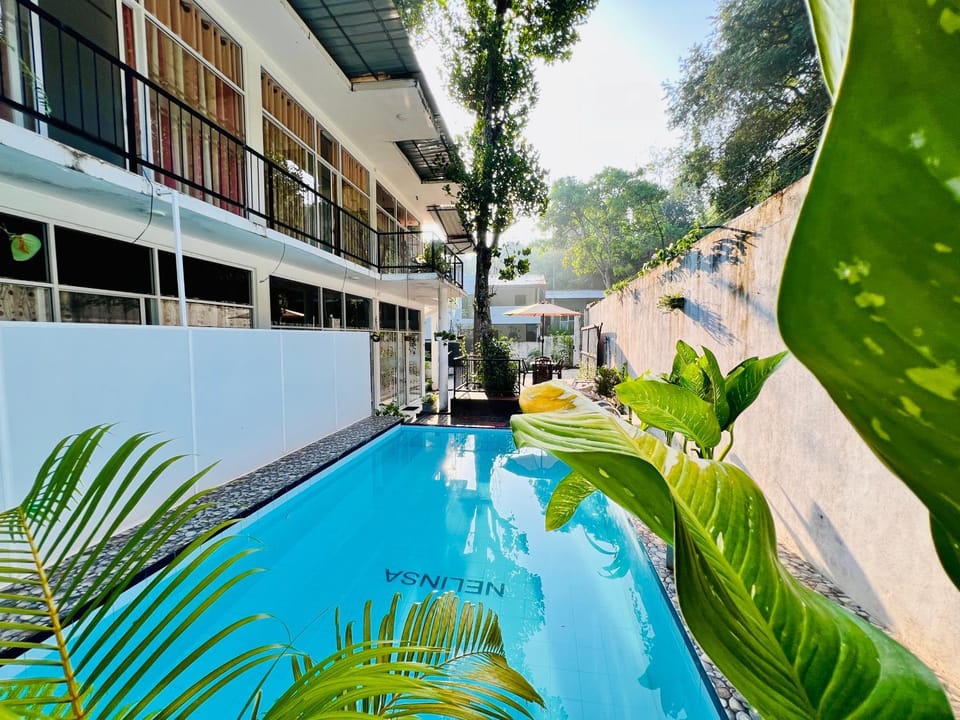 Property building, Garden, Pool view, Swimming pool