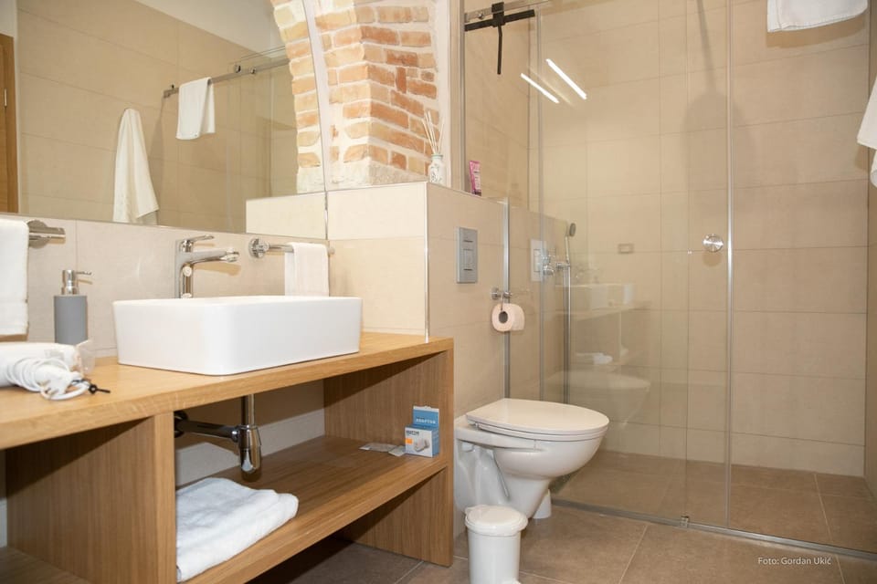 Shower, Toilet, Bathroom, towels