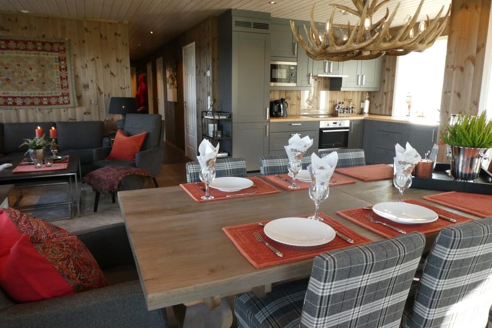 Bualie Golsfjellet Ski-in Ski-out High Standard Biking Fishing and Hiking Apartment in Viken, Norway