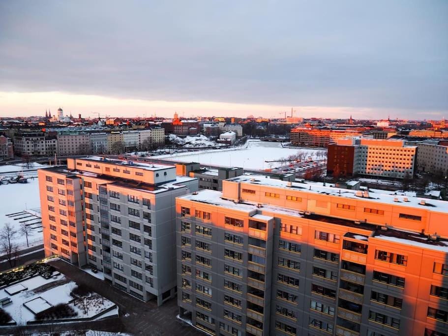 Sunset views over Helsinki rooftops Apartment in Helsinki