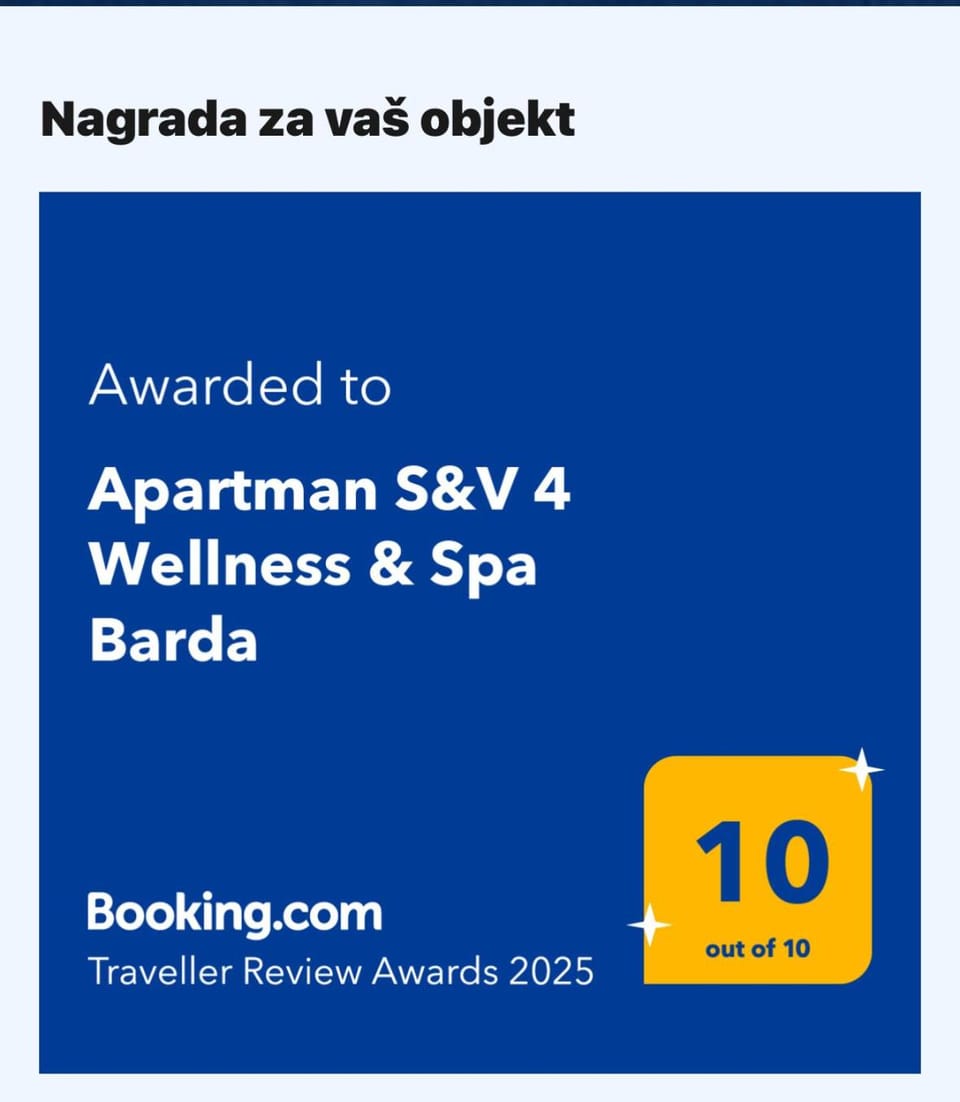 Apartman S&V 4 Wellness & Spa Barda Apartment in Sarajevo