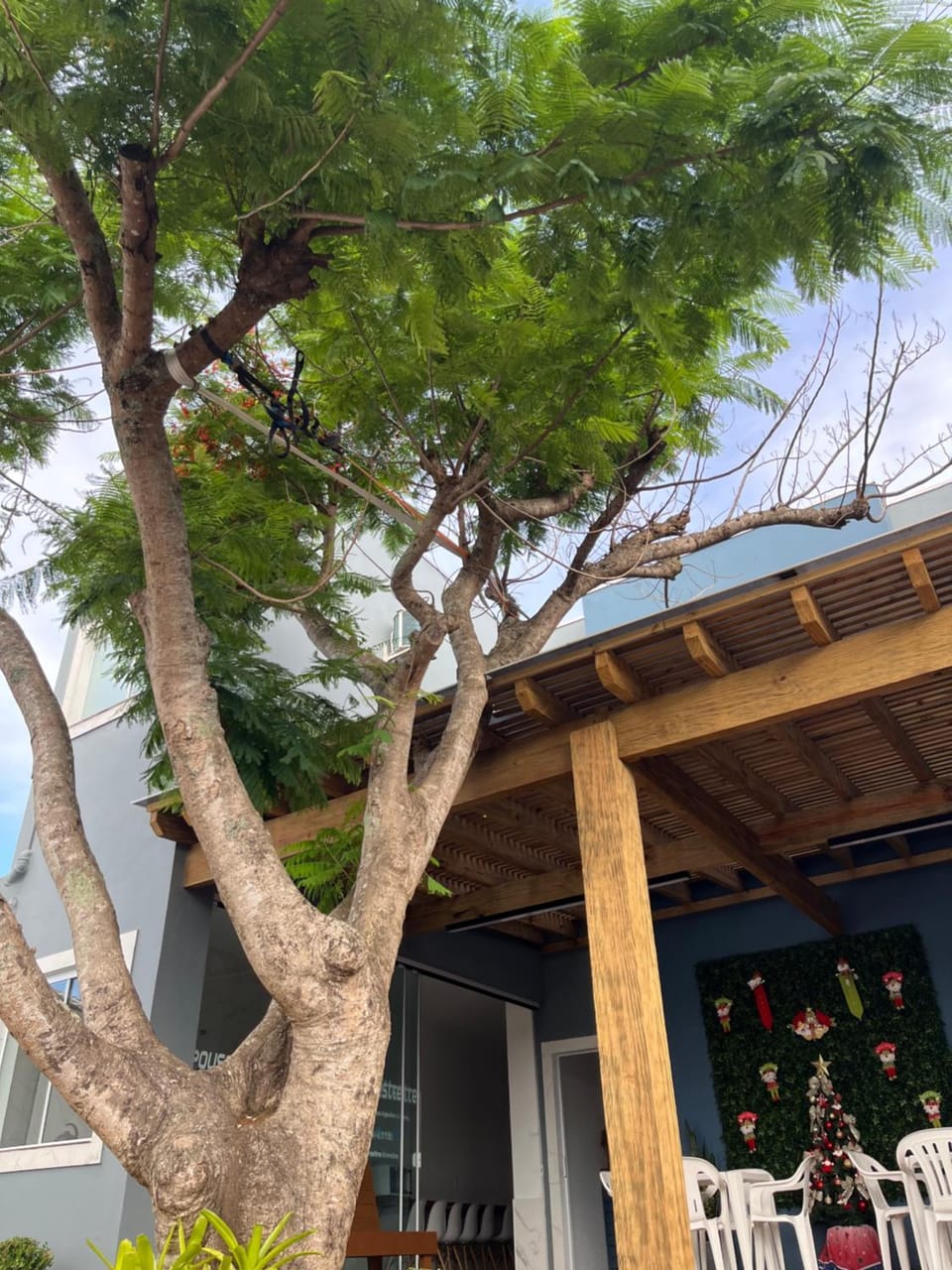 Property building, Patio