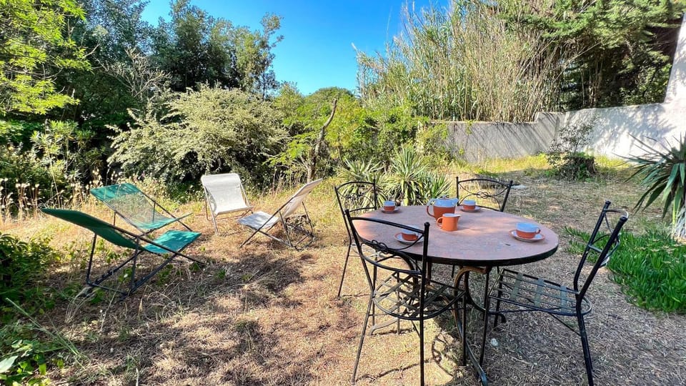 Natural landscape, Garden, Dining area, Garden view