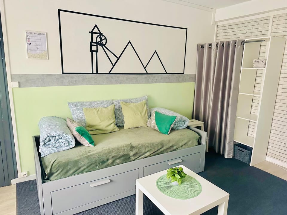 Terrils jumeaux, Train Lens - Paris trajet d'environ 1 heure 10 minutes Apartment in Lens