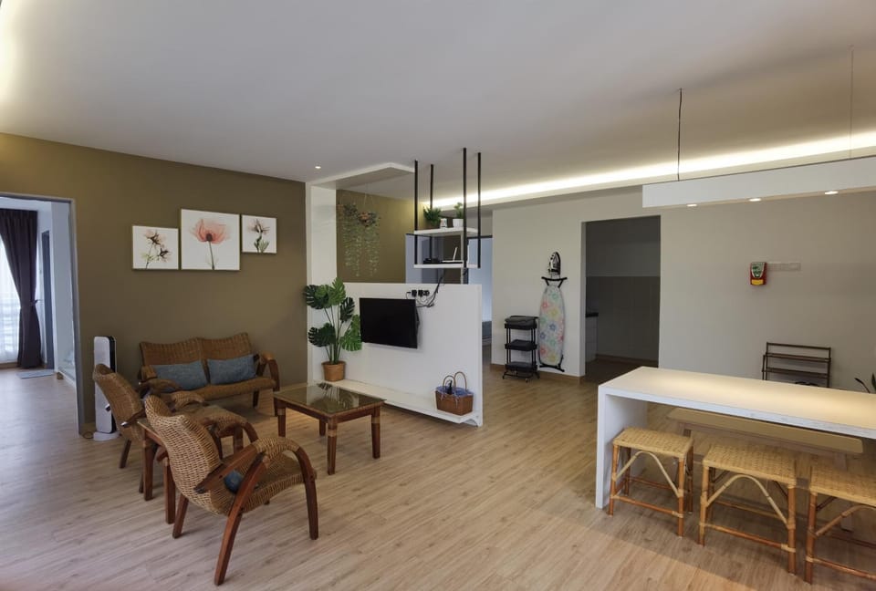 Living room, flat iron