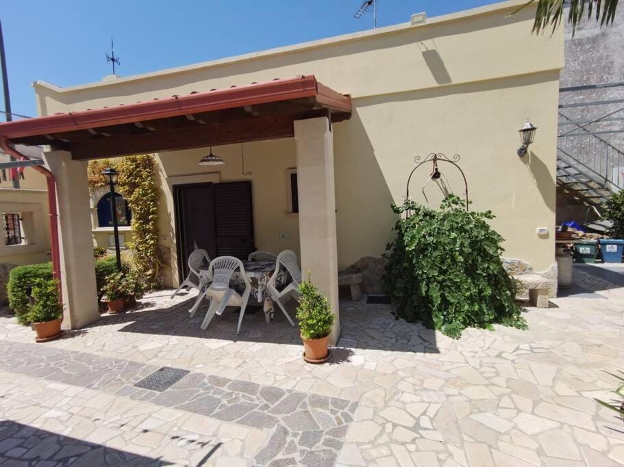 Property building, Patio