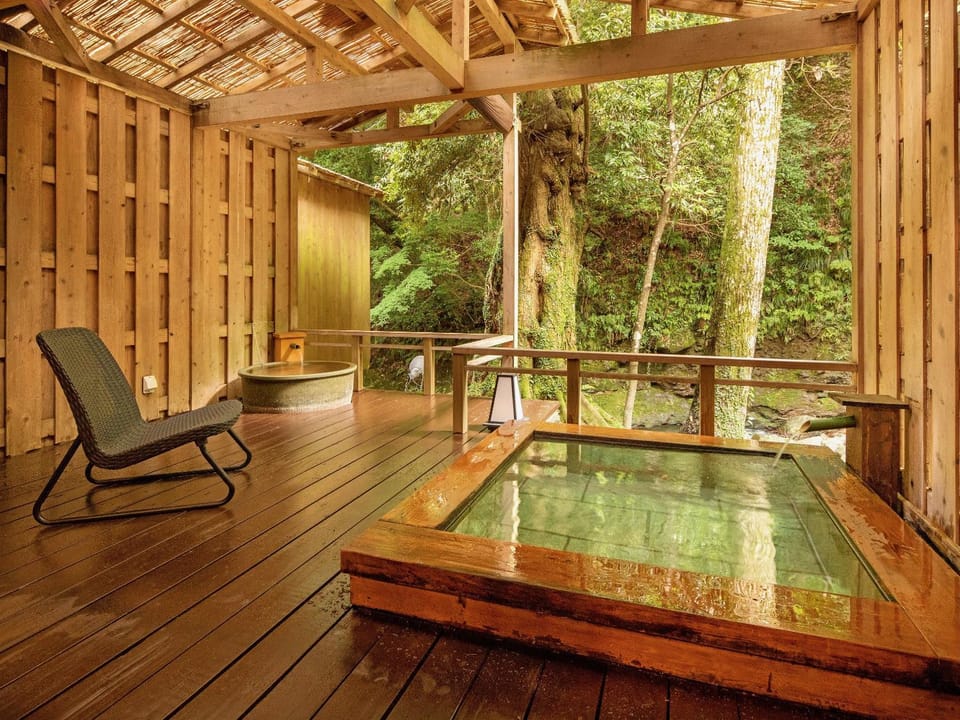 Natural landscape, Hot Spring Bath, River view, Open Air Bath