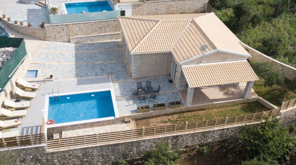 Property building, Patio, Day, Swimming pool