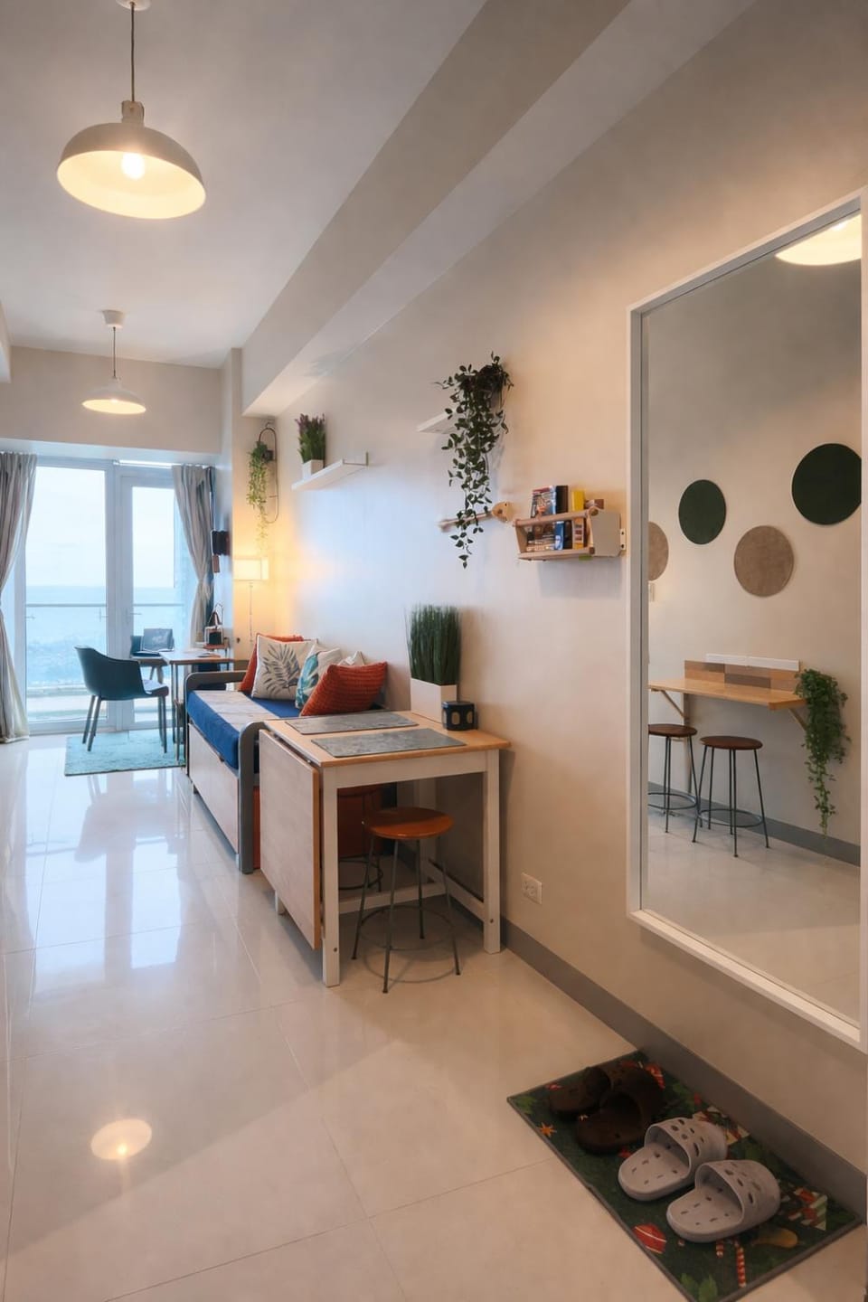 Living room, Seating area, Dining area