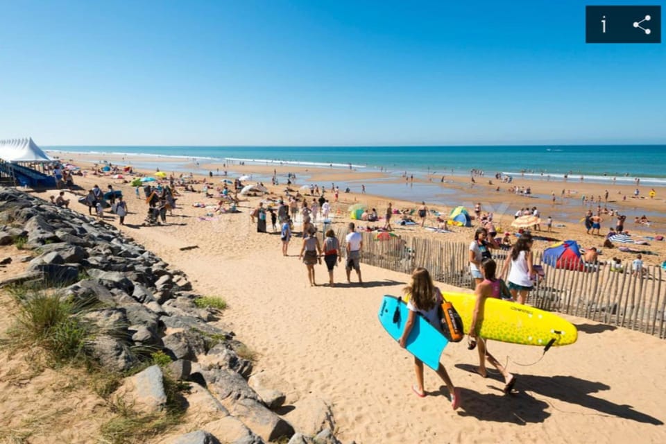 Nice 90m near the surf beach of Bud House in Pays de la Loire