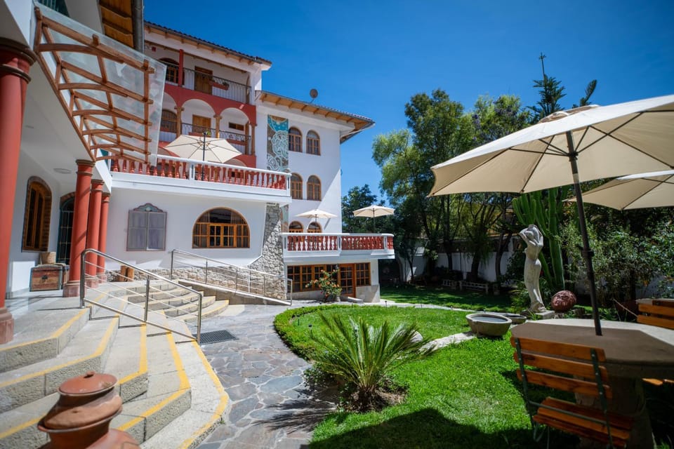 Property building, Garden view