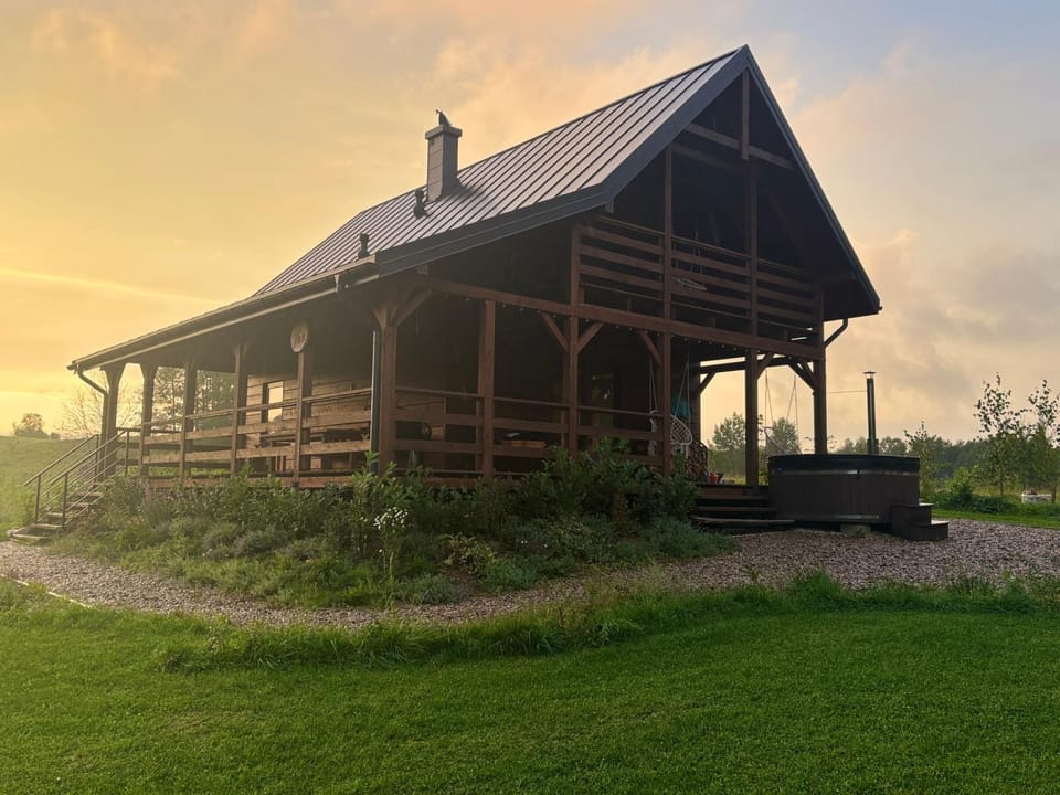 Chatka nad Jeziorem Czostków JustChill House in Poland