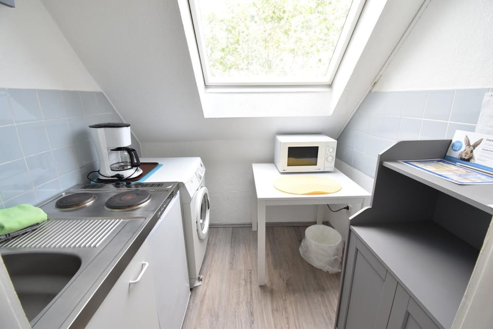 Kitchen or kitchenette, minibar, stove