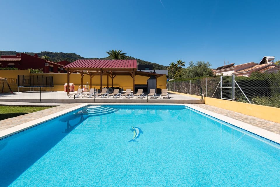 Pool view, Swimming pool, sunbed
