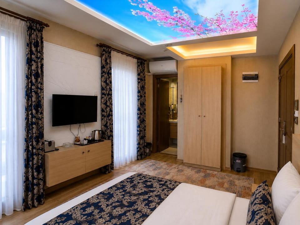 Communal lounge/ TV room, Bed, TV and multimedia, Bedroom, wardrobe, air conditioner