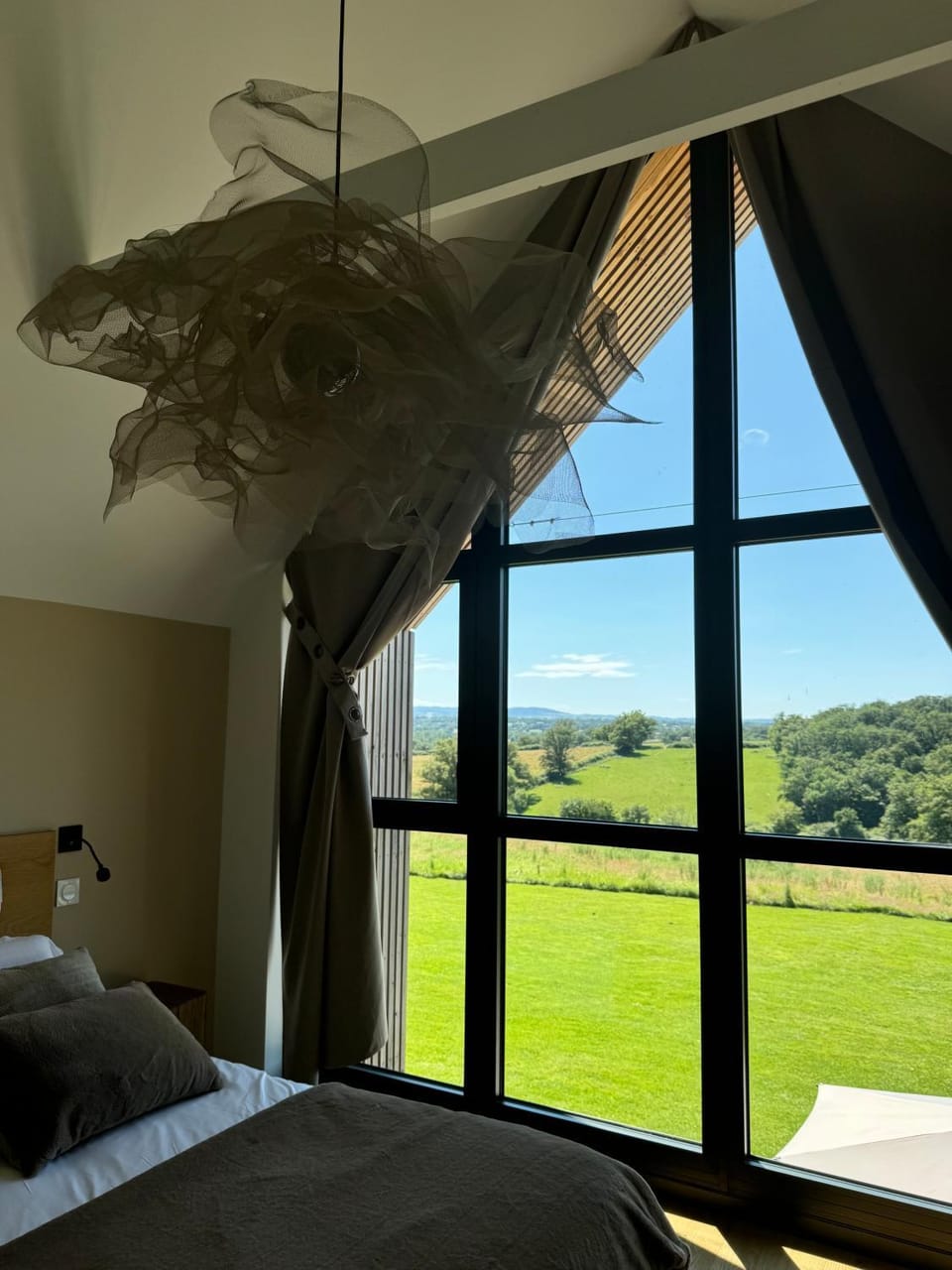 Bed, Natural landscape, Bedroom