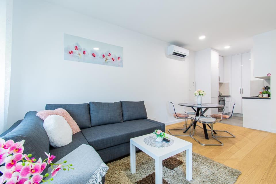 Kitchen or kitchenette, Living room, Dining area, Family, air conditioner