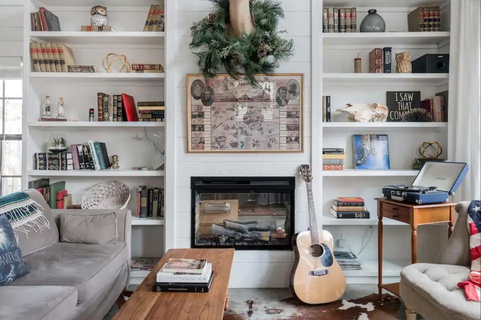 Library, Living room, Seating area, flat iron