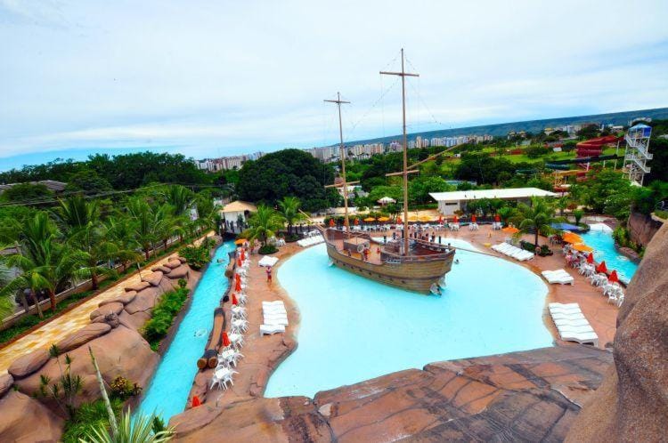 Spazzio Diroma Acqua Park Splash Caldas Novas Apartment hotel in State of Goiás