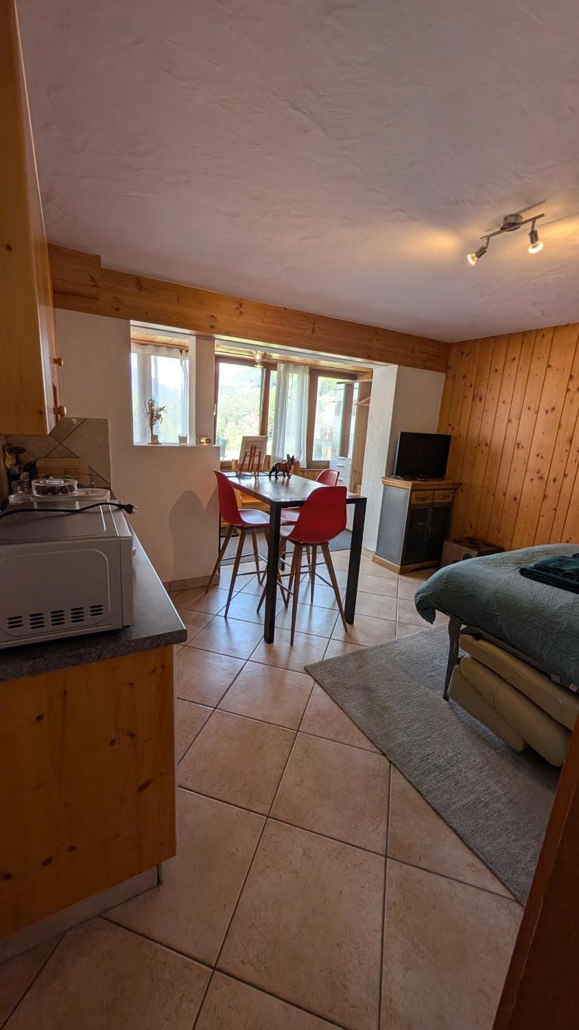Petit studio à Lourtier Apartment in Bagnes
