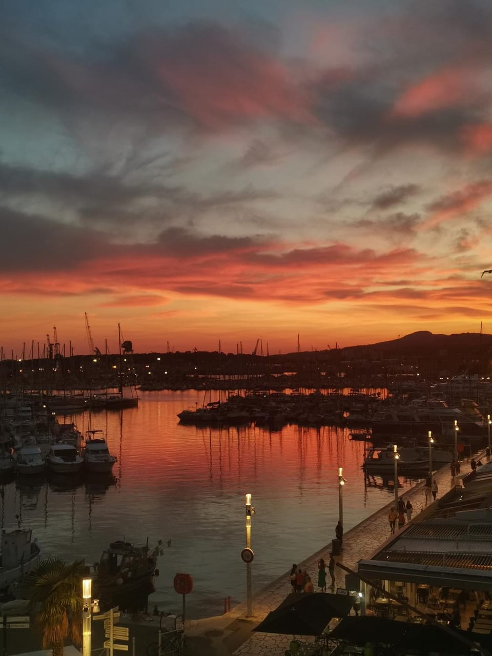 Sea view, Sunset