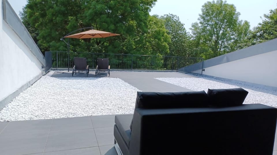 Ferienwohnung mit Kamin und traumhafter Dachterrasse mit Weitblick in die Natur Apartment in Mecklenburgische Seenplatte