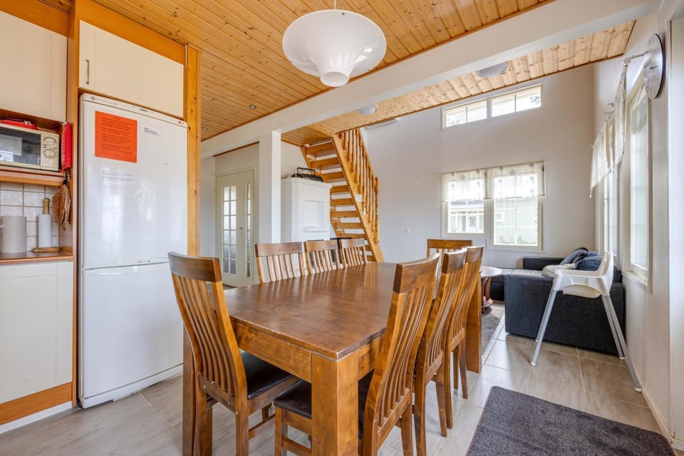 Kitchen or kitchenette, Living room, Dining area
