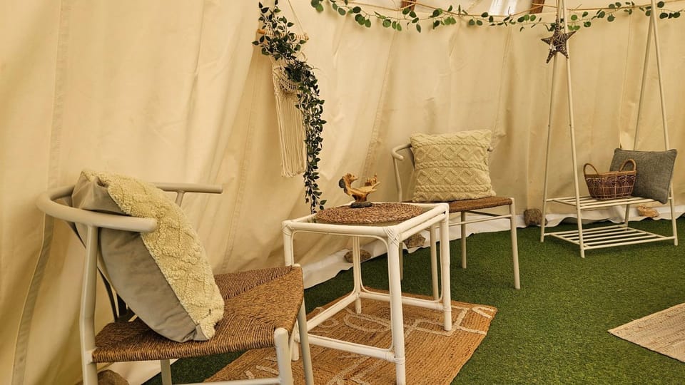 Boutique Teepee Sleeps 2 with Pool House in Andalusia